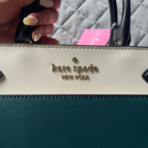 Kate Spade New York Staci Medium Saffiano Leather Satchel Purse - Picture 10 of 11